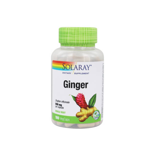 Solaray: Ginger Root 180 count