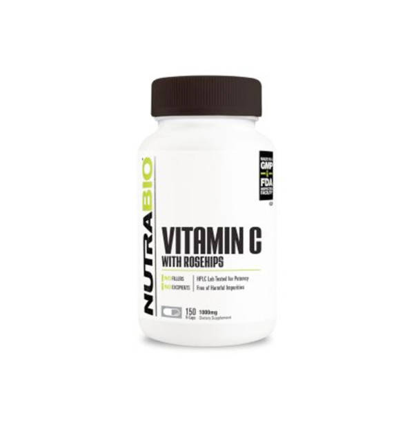 Nutrabio: Vitamin C with Rose Hips 1000mg