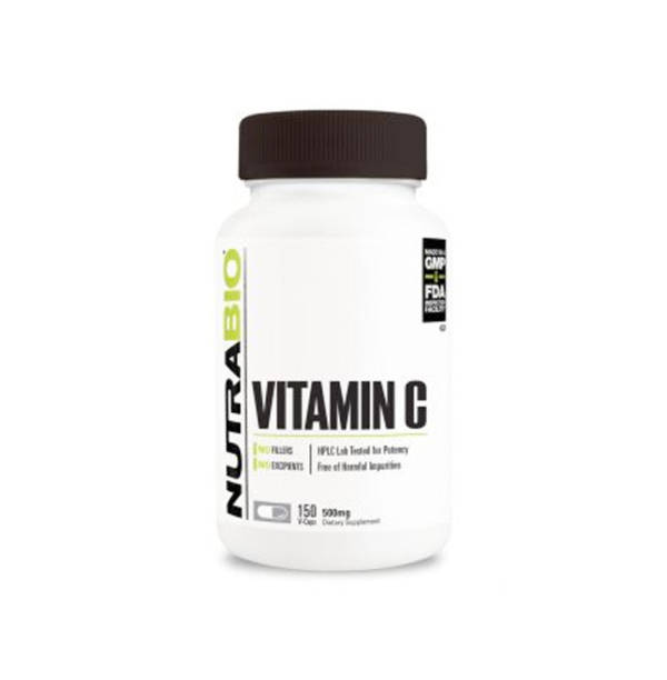 NutraBio: Vitamin C 500mg