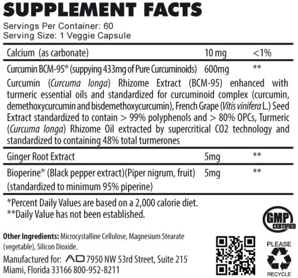 ProjectAD: BCM-95 Curcumin (Turmeric) - Image 2