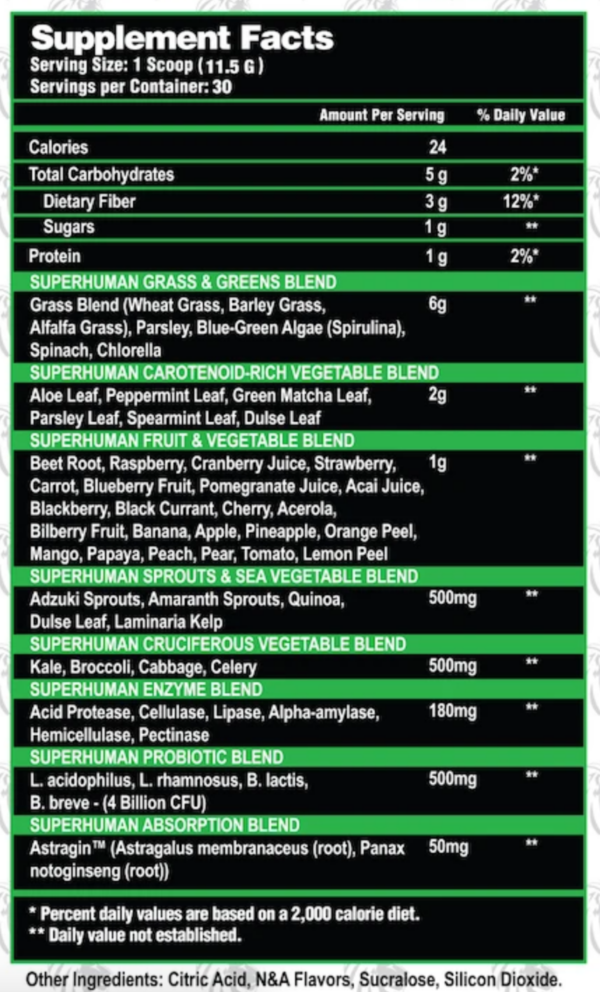 Alpha Lion: SuperHuman Greens - Image 2