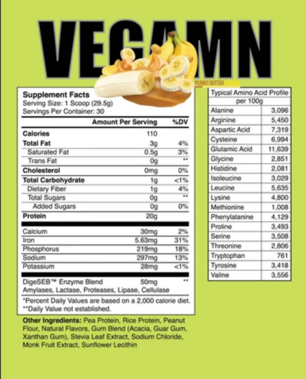 American Made Nutrition: VEGAMN Vegan Protein - Image 2